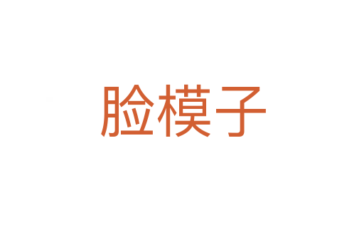 脸模子