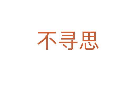 不寻思