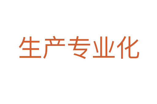 生产专业化