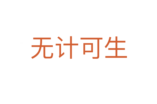 无计可生
