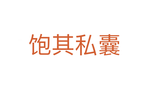 饱其私囊